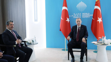 Erdoğan, Barzani ile bir araya geldi