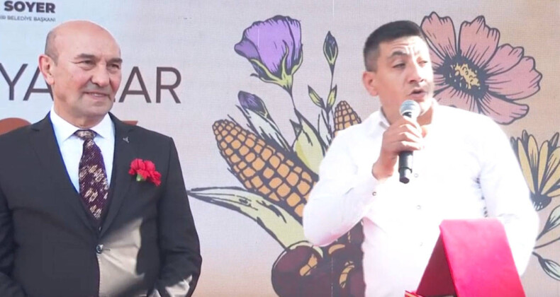 İzmir’de Romanlara seyyar çiçek standı
